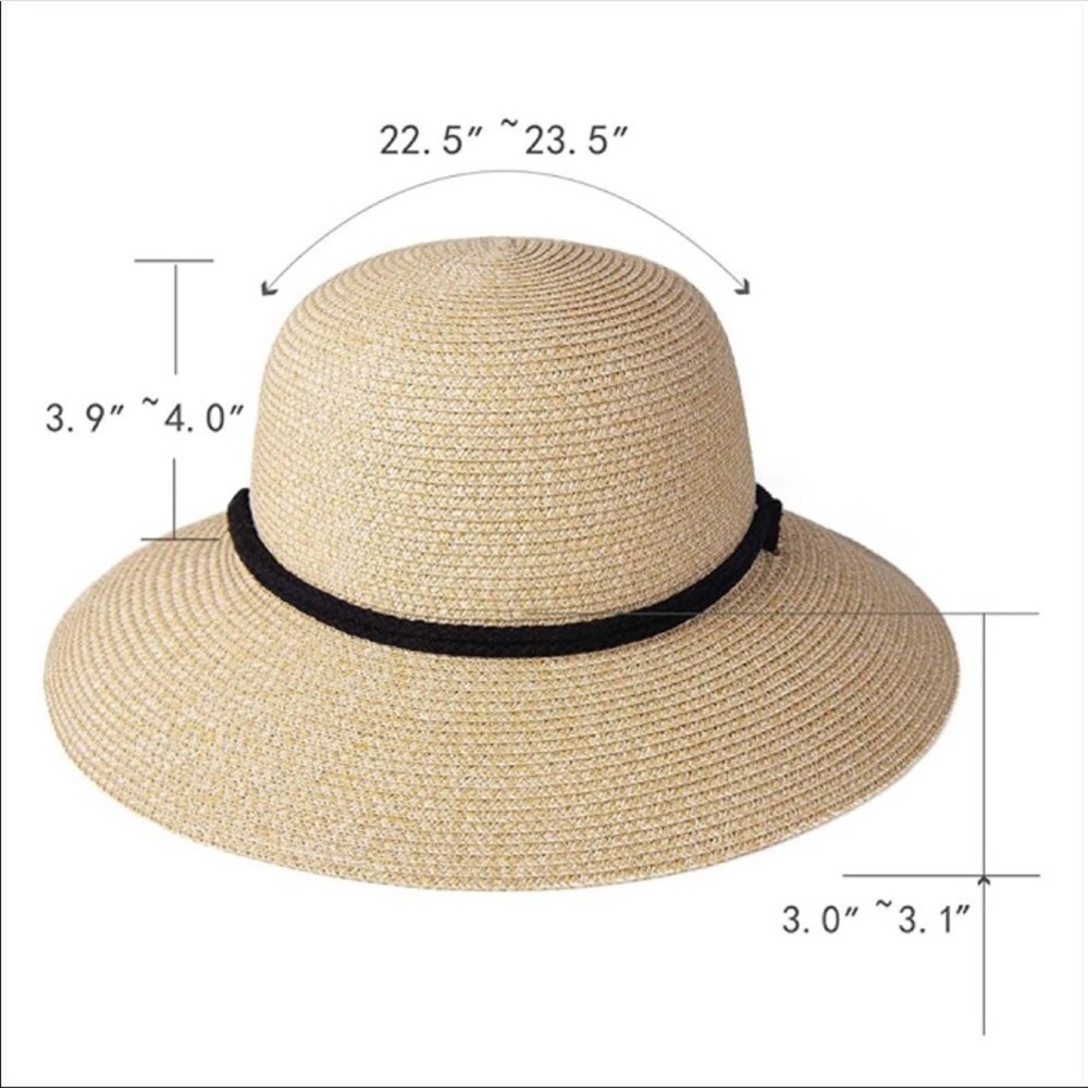 Straw Hat, FurTalk, one size - Picture 5 of 5